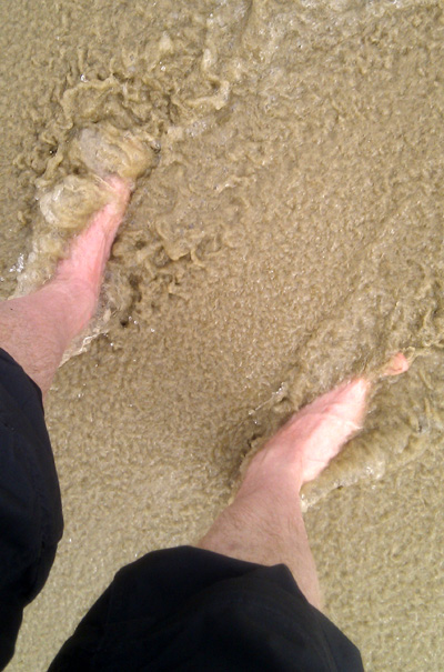 Whisht on beach